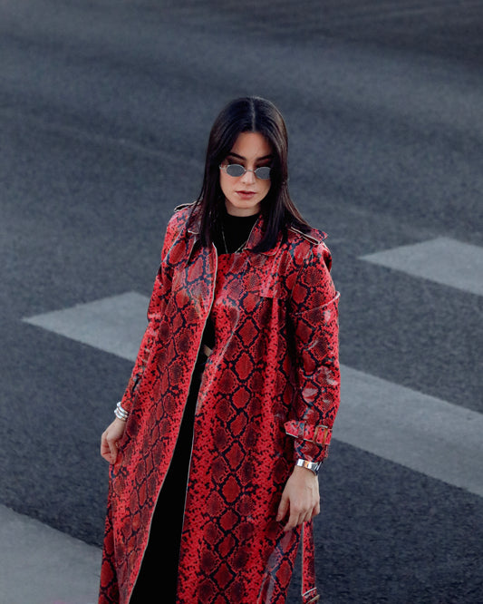 CB Snake Print Coat