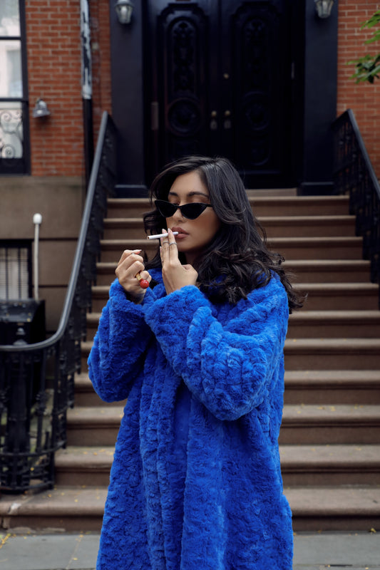 NYC- Coat electric blue