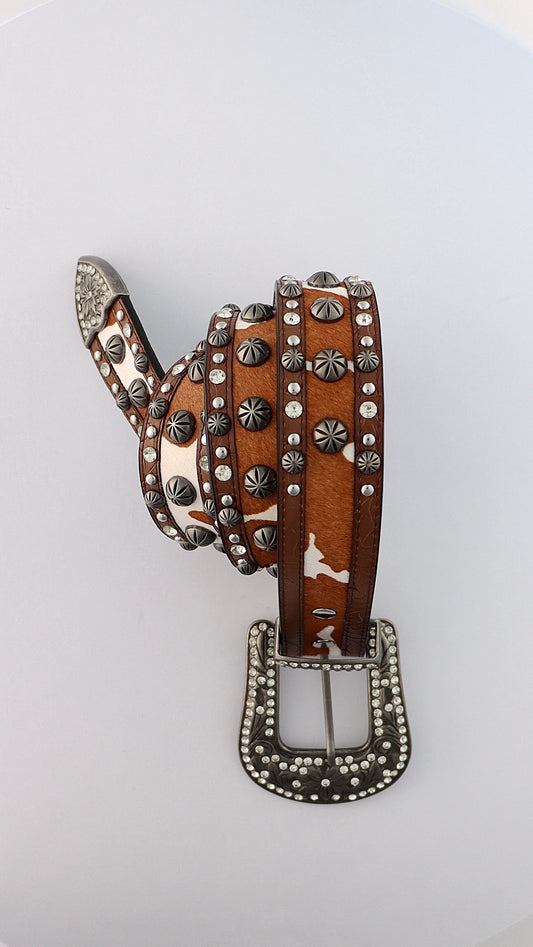 Western-Style studded belt