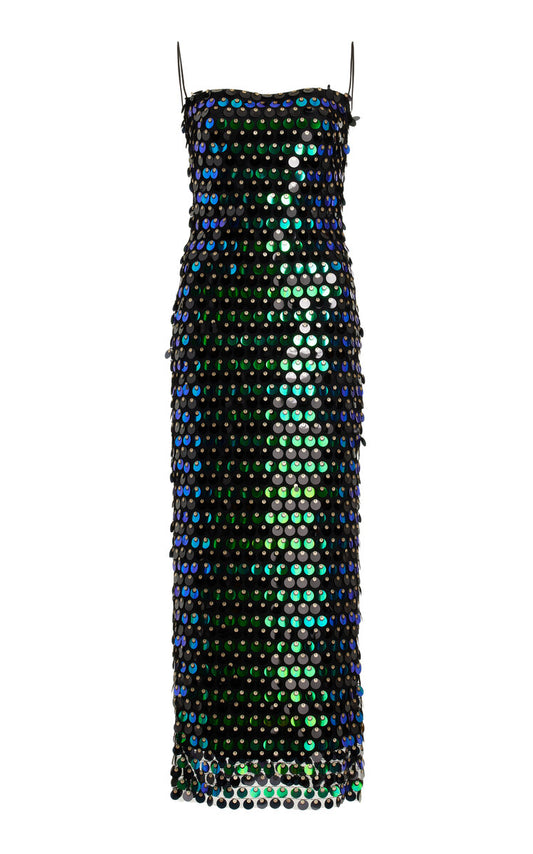 SEQUINS CAMILA LONG DRESS